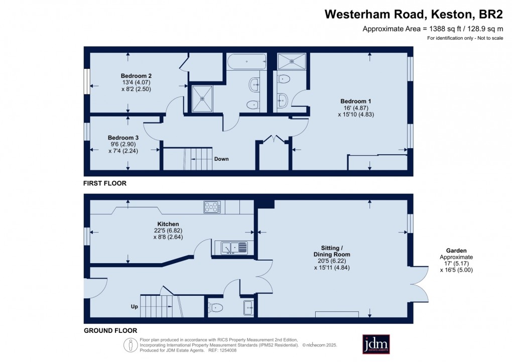 Floorplan for Keston, Kent