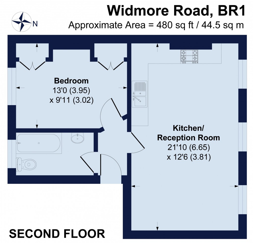 Floorplan for Bromley, Kent
