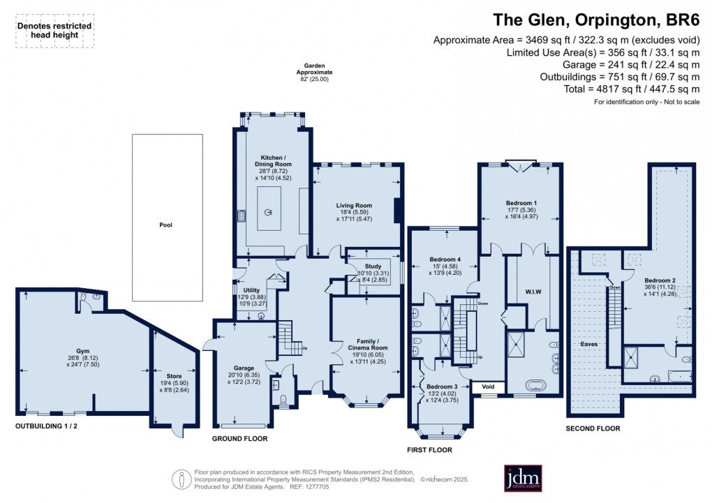 Floorplan for Farnborough Park, Orpington, Kent