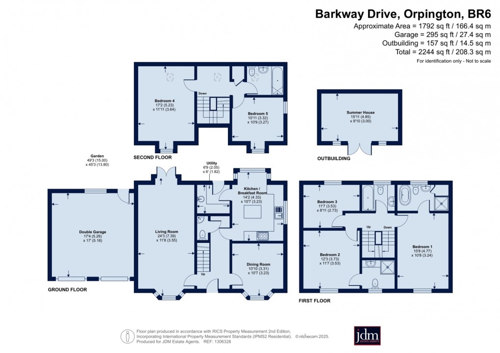 Floorplan for Farnborough, Orpington, Kent