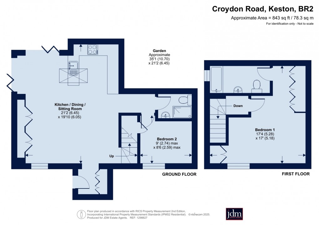 Floorplan for Keston, Kent, Bromley