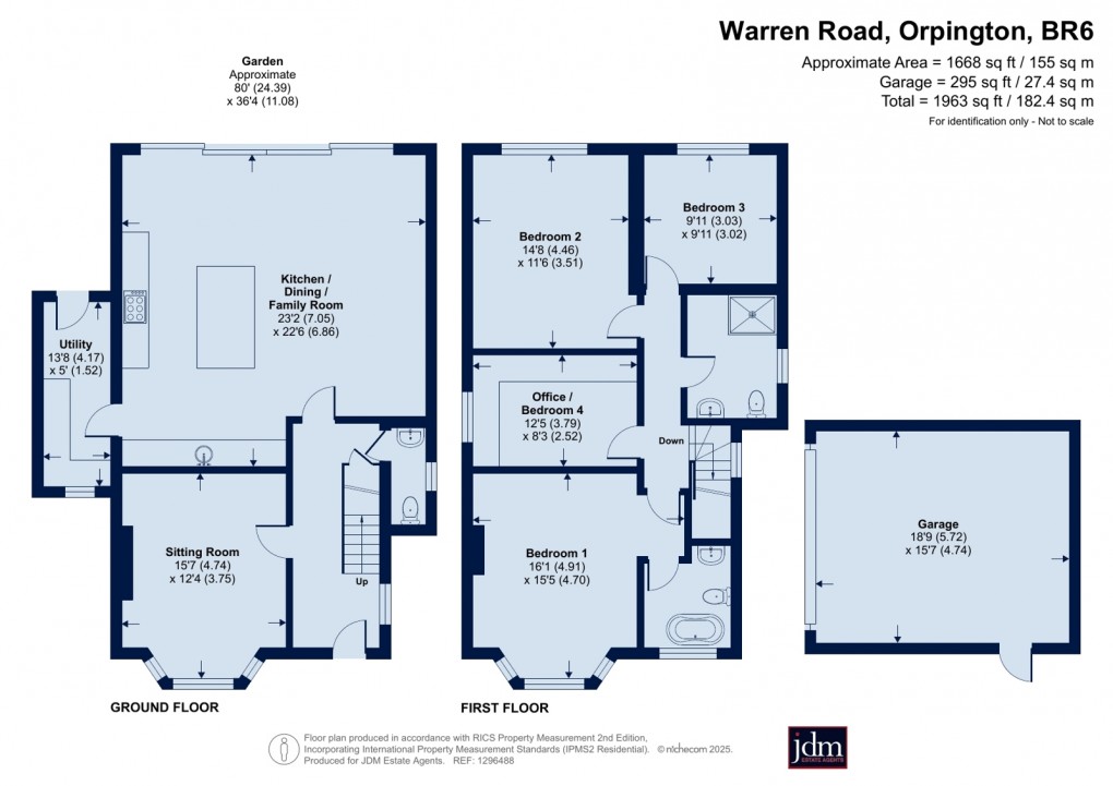 Floorplan for Chelsfield, Orpington, Kent