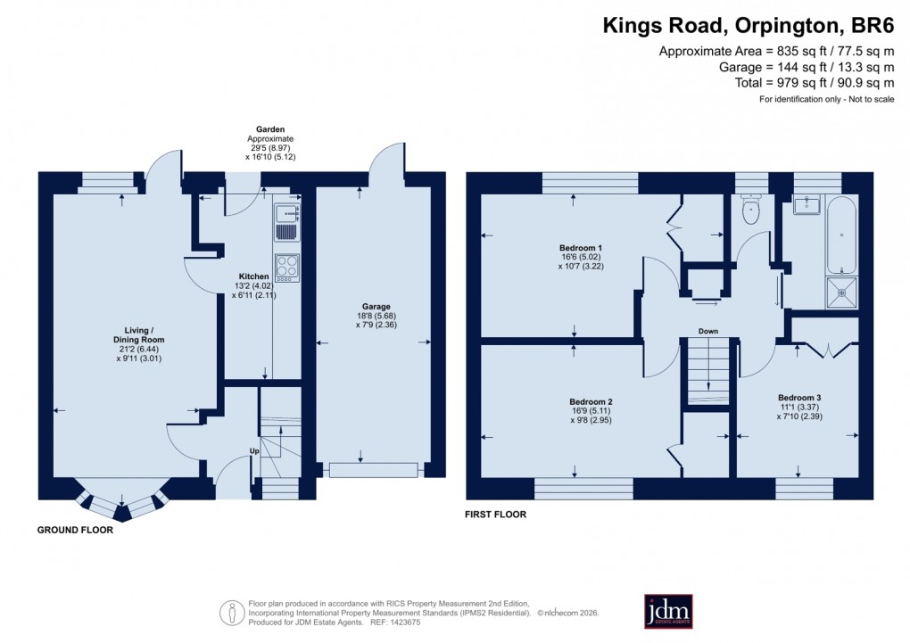 Floorplan for Orpington, Kent