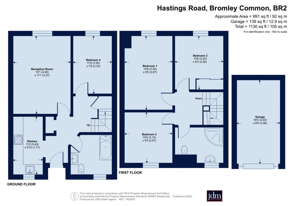 Floorplan for Bromley Common, Bromley, Kent
