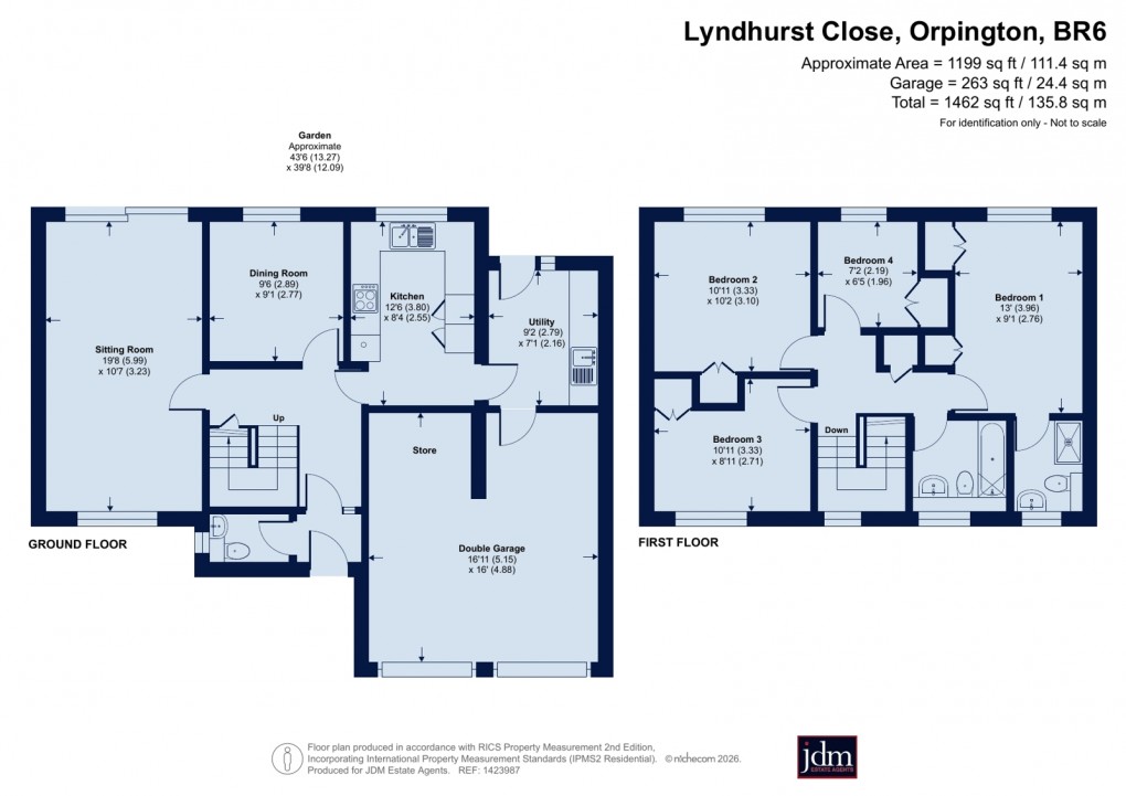 Floorplan for Orpington, Kent