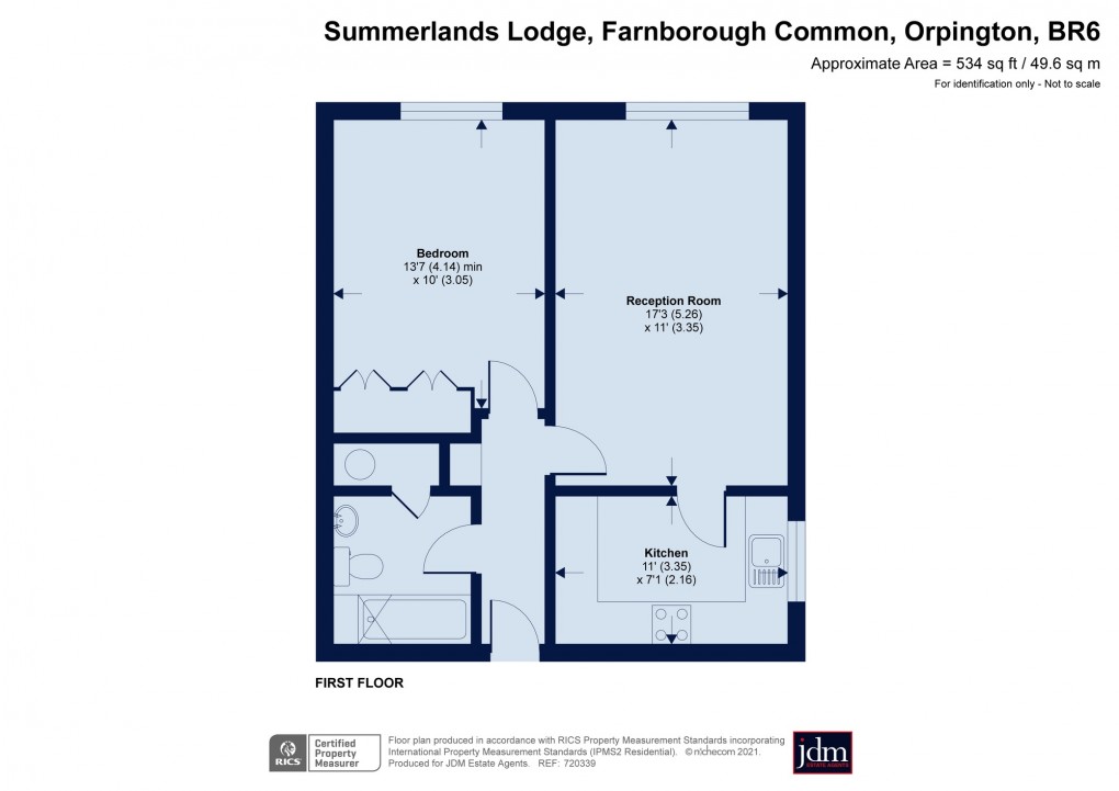 Floorplan for Farnborough Common, Orpington, Kent
