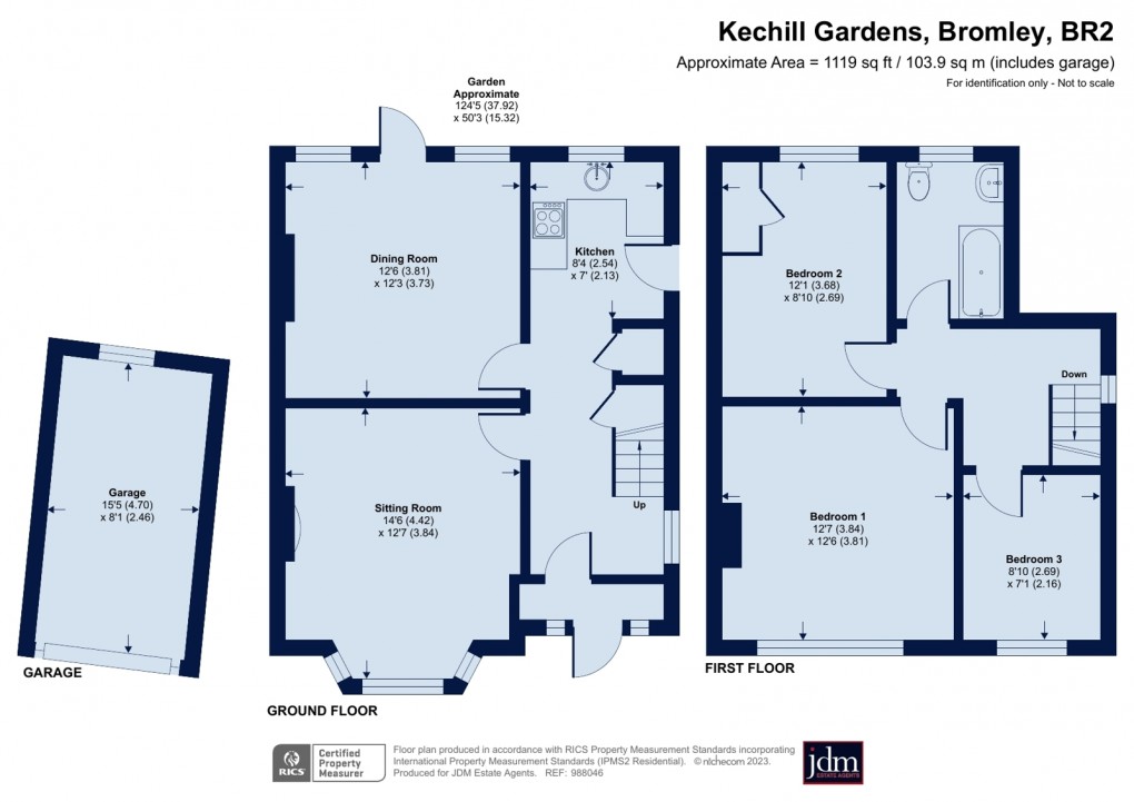 Floorplan for Hayes, Bromley, Kent