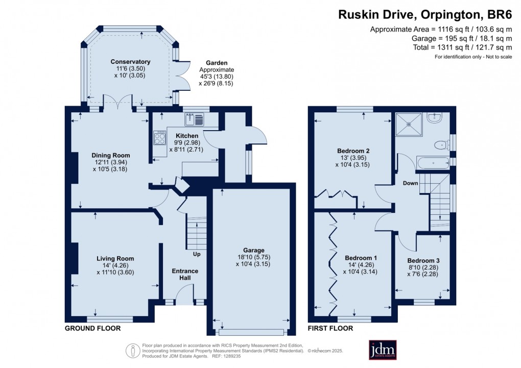 Floorplan for Orpington, Kent