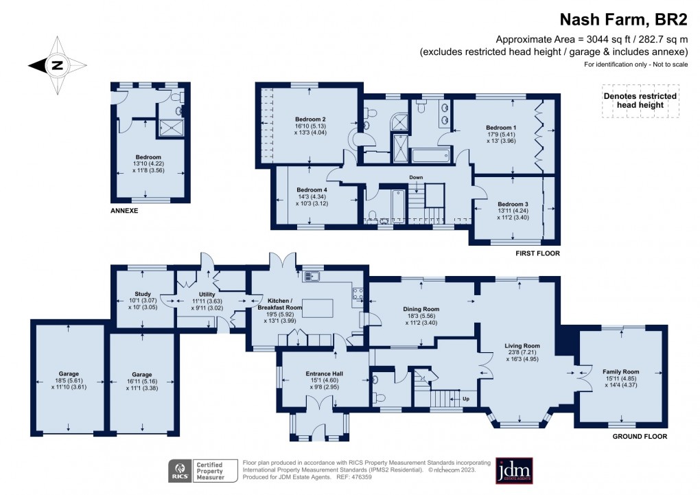 Floorplan for Keston, Kent