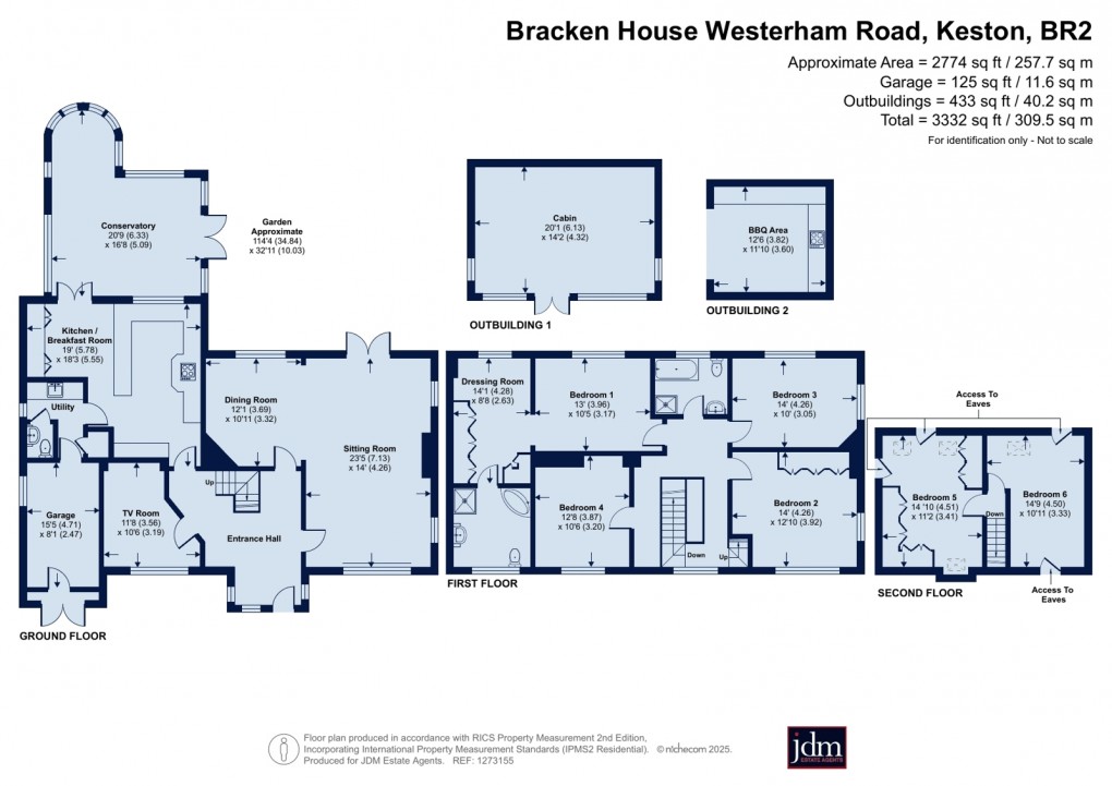 Floorplan for Keston, Kent