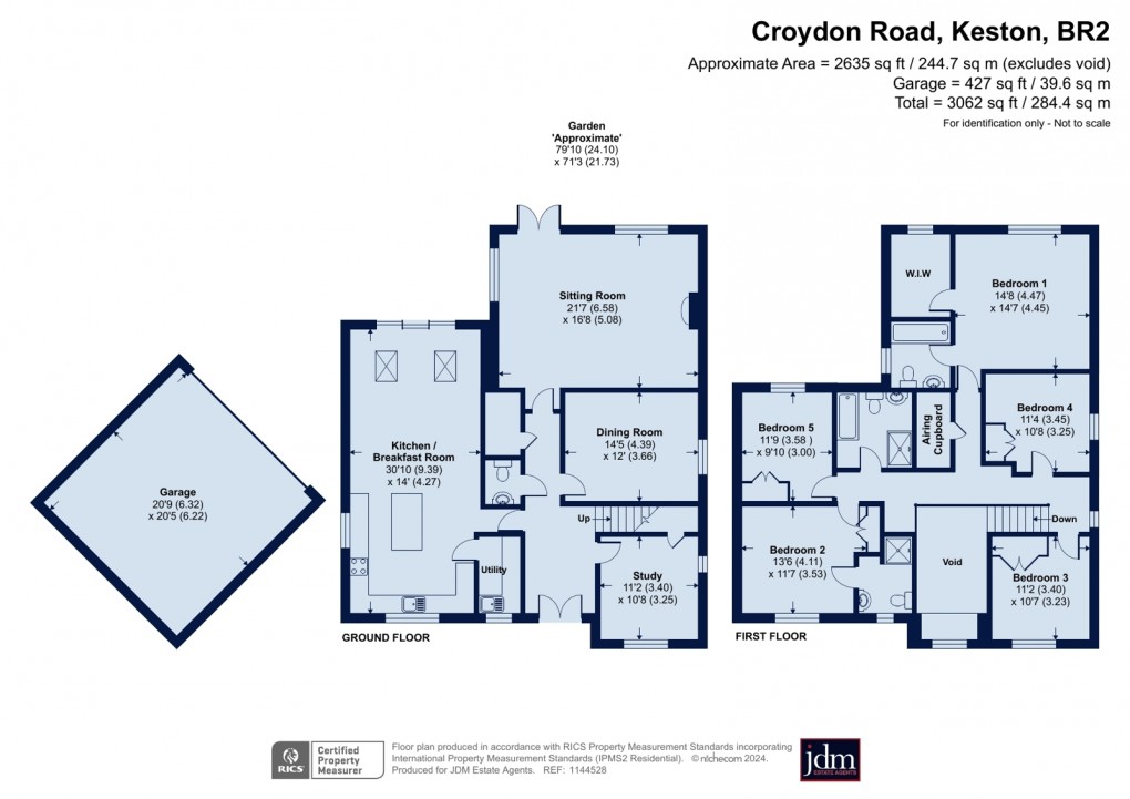 Floorplan for Keston, Kent, Bromley