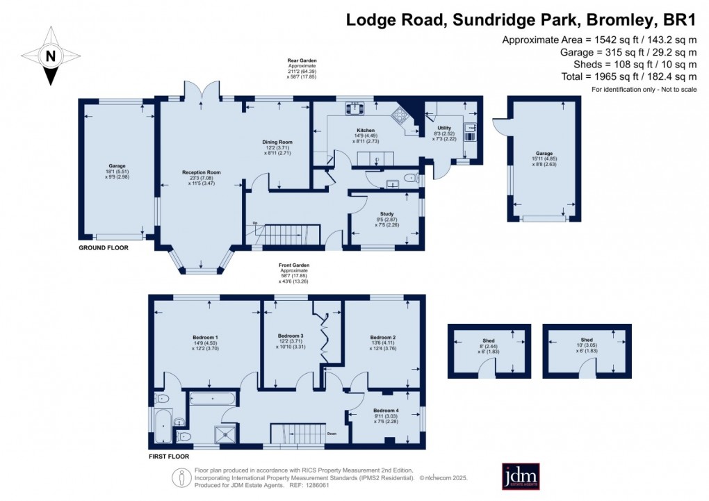 Floorplan for Sundridge Park, Bromley