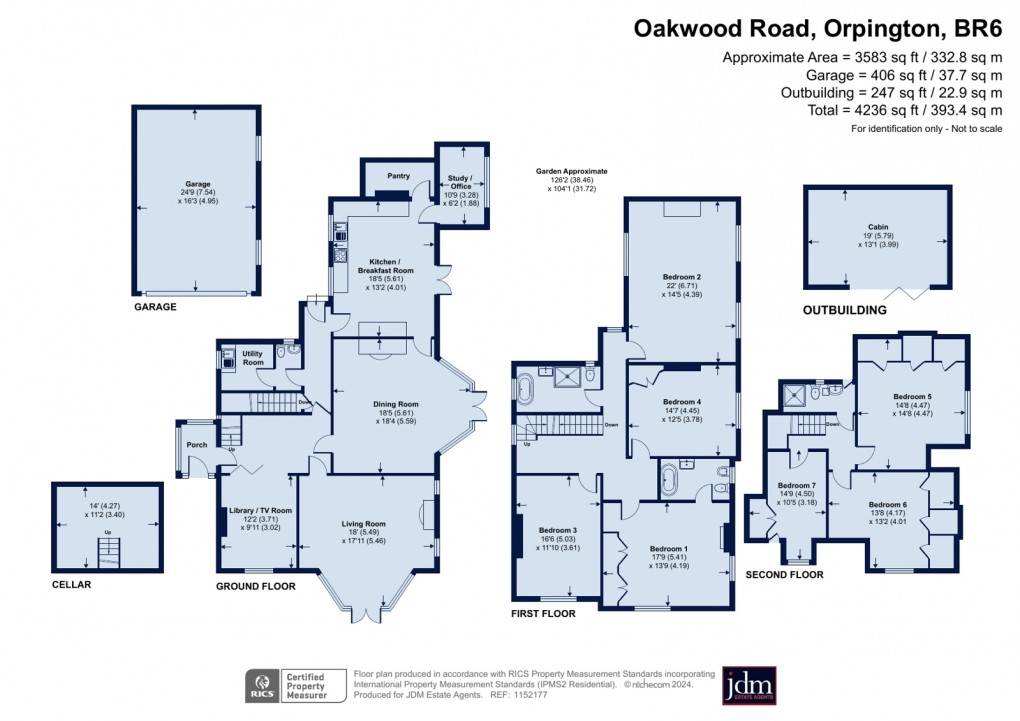 Floorplan for Orpington, Kent