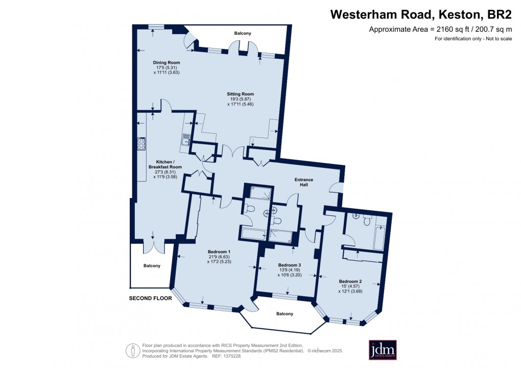 Floorplan for Keston, Kent