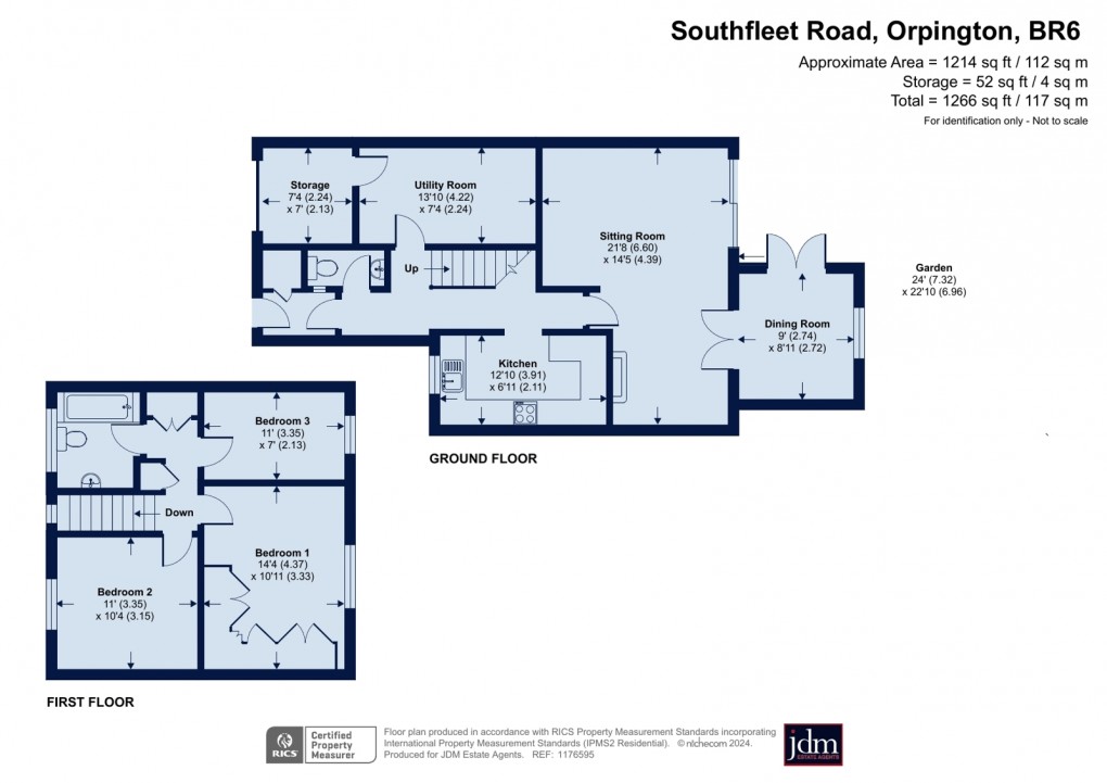 Floorplan for Orpington, Kent
