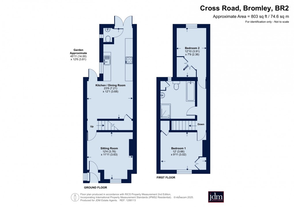Floorplan for Bromley, Kent