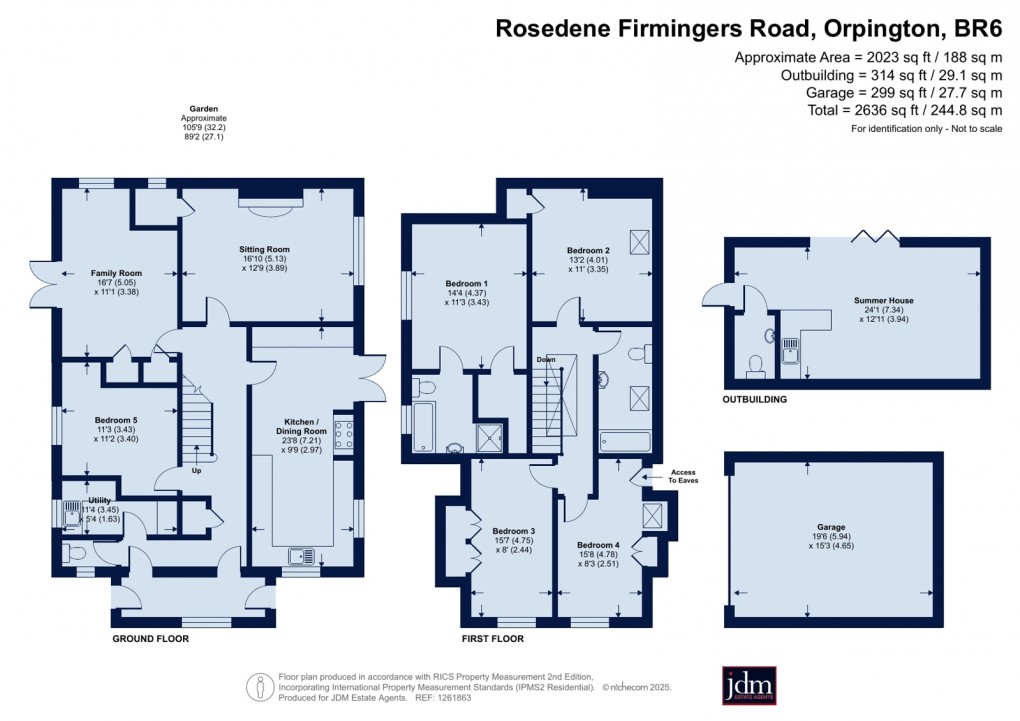 Floorplan for Orpington, Kent