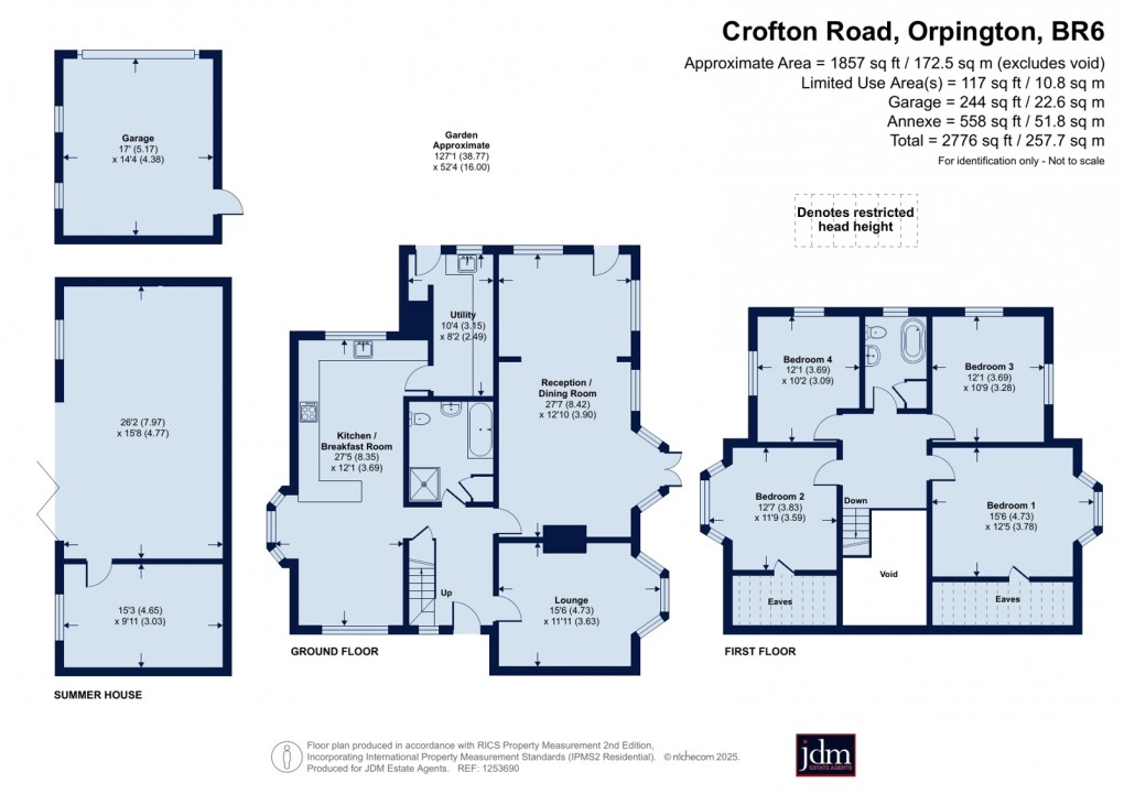 Floorplan for Orpington, Kent