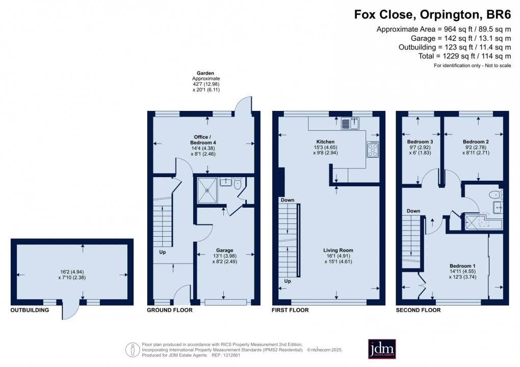 Floorplan for Orpington, Kent