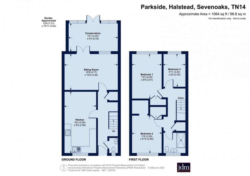Floorplan for Halstead, Sevenoaks, Kent