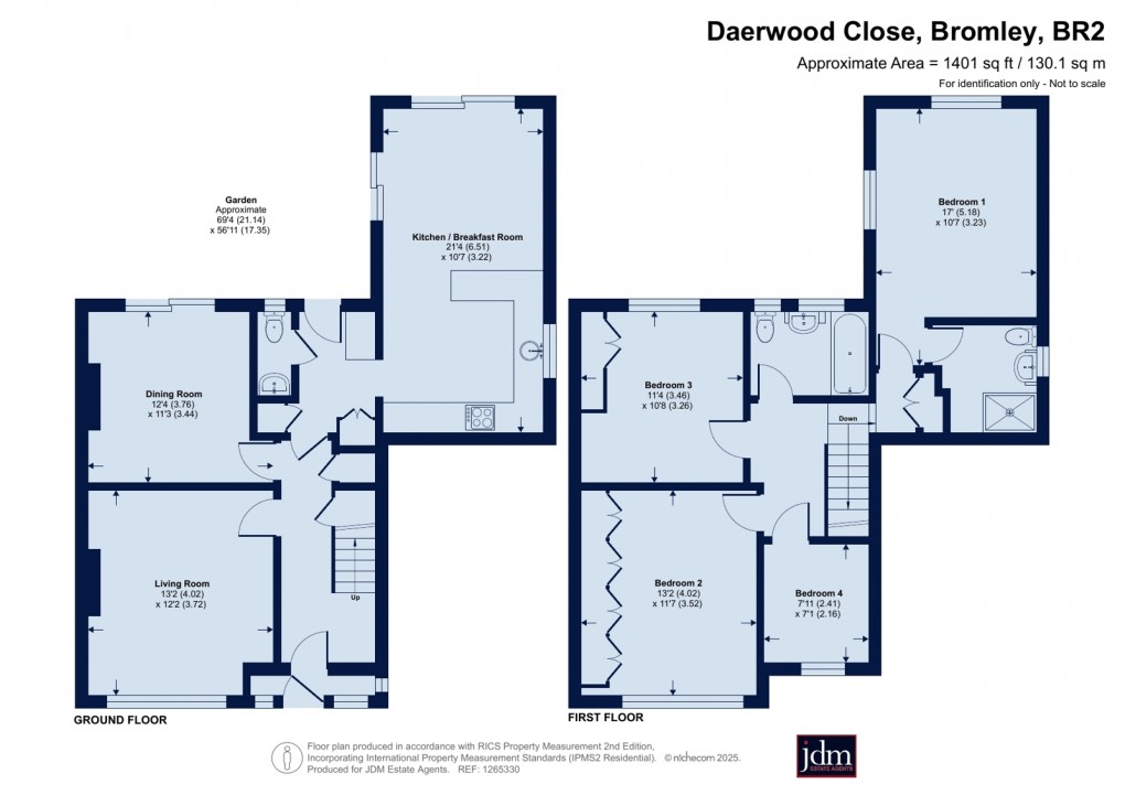 Floorplan for Bromley, Kent
