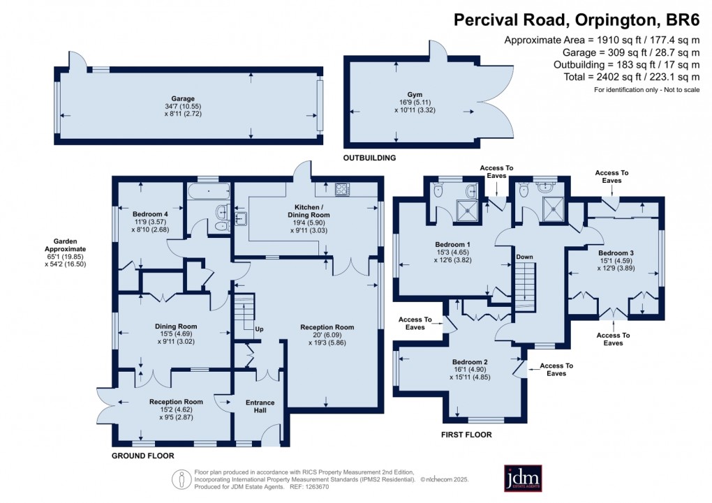 Floorplan for Orpington, Kent