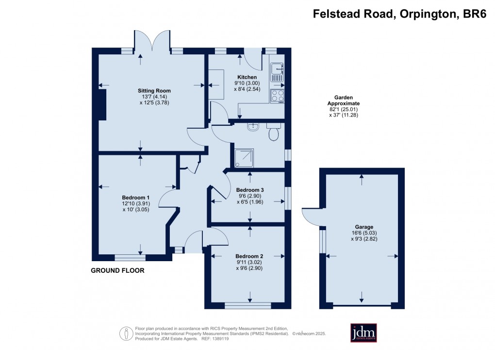 Floorplan for Orpington, Kent