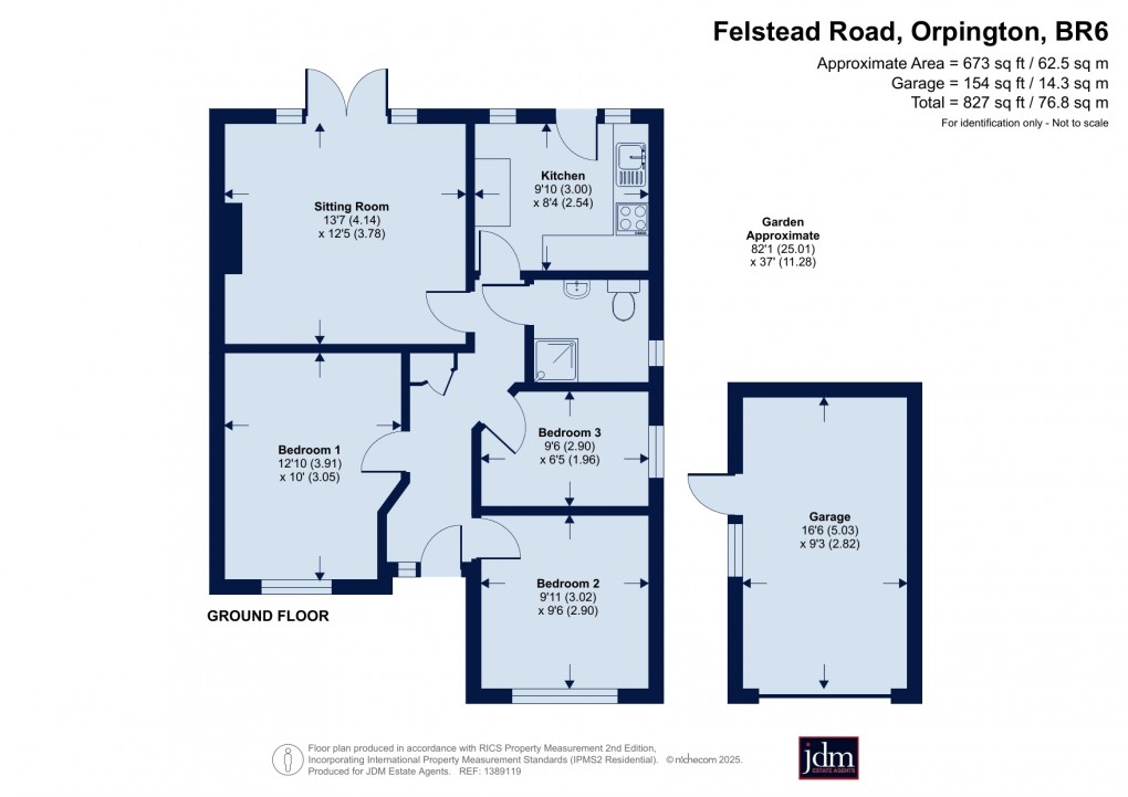 Floorplan for Orpington, Kent
