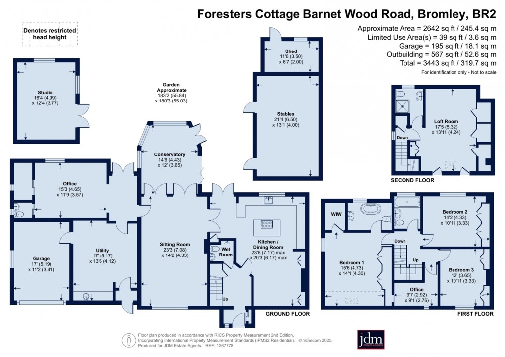 Floorplan for Barnet Wood Road, Hayes, Kent