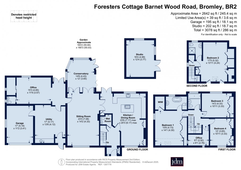 Floorplan for Barnet Wood Road, Hayes, Kent