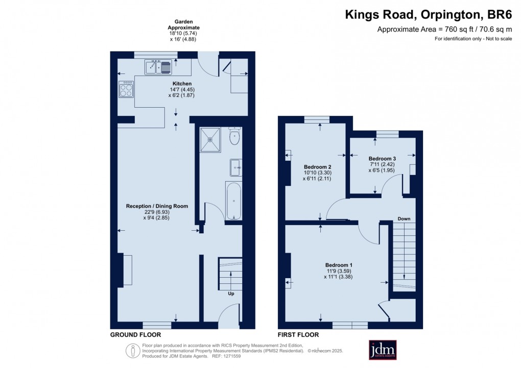 Floorplan for Orpington, Kent