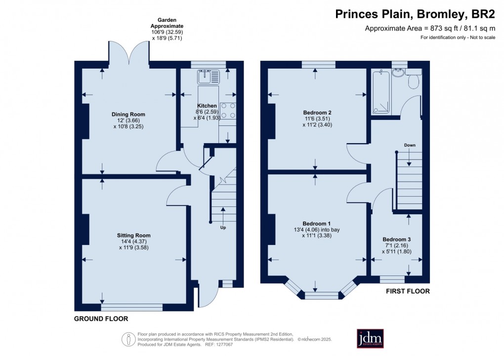 Floorplan for Bromley, Kent