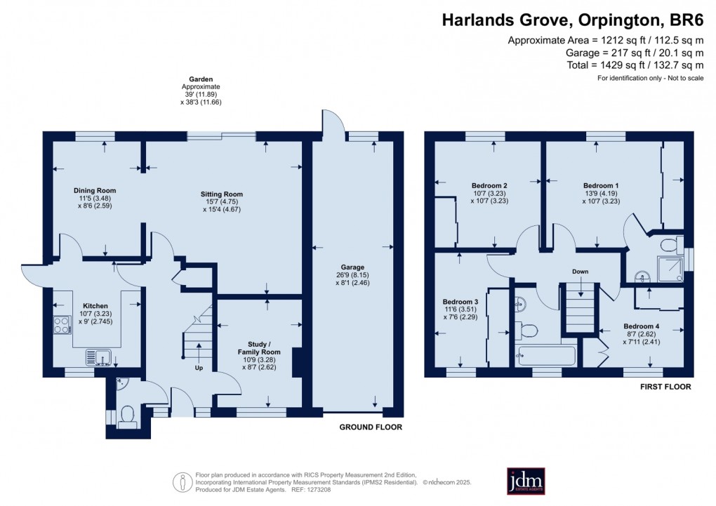 Floorplan for Orpington, Kent