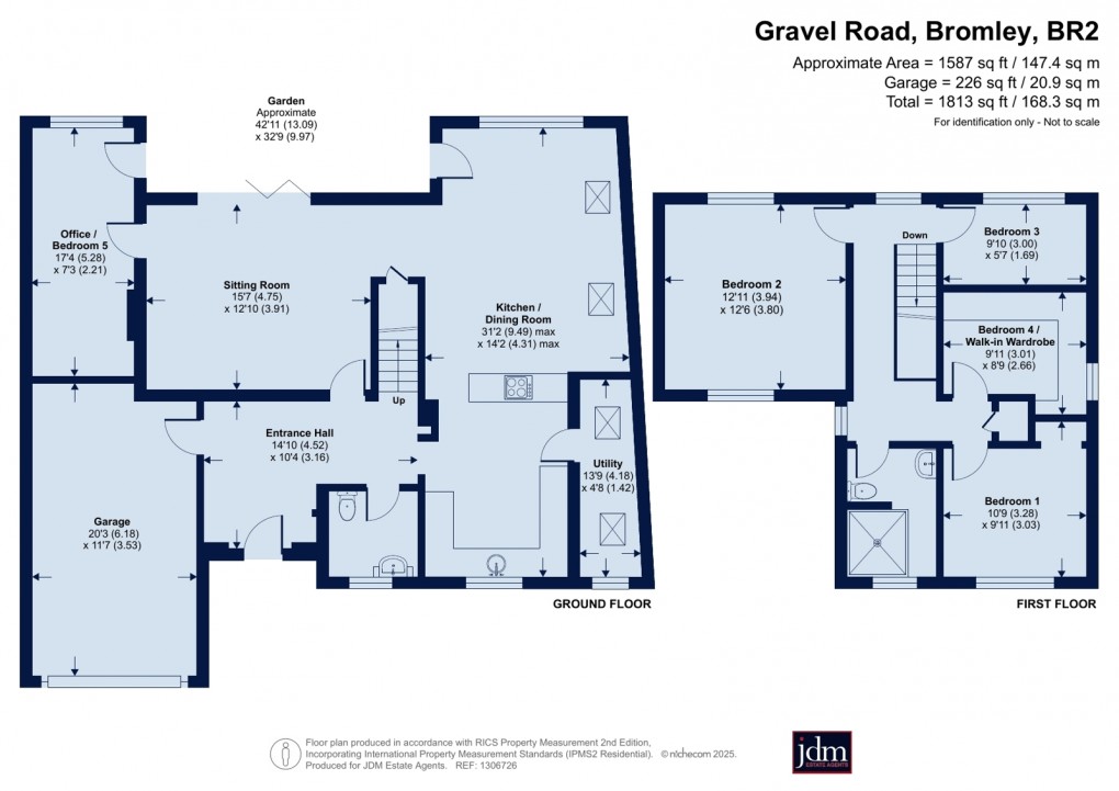 Floorplan for Bromley, Kent