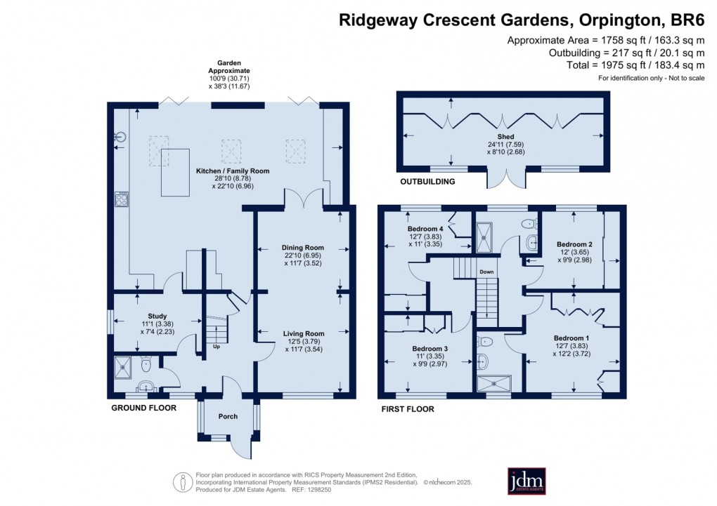 Floorplan for Orpington, Kent