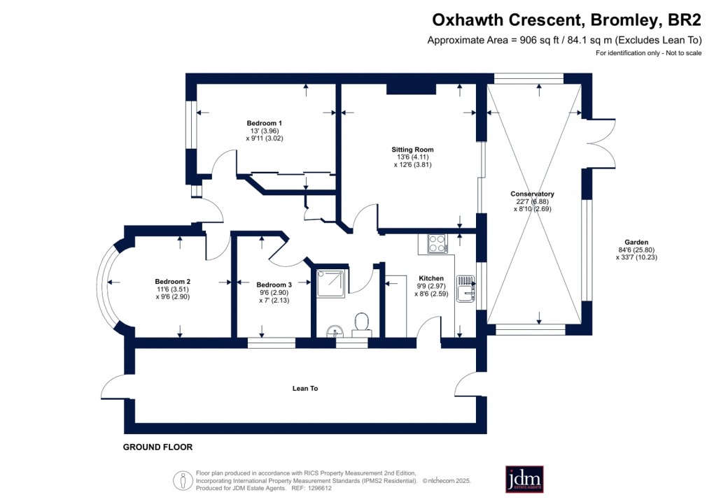 Floorplan for Bromley, Kent