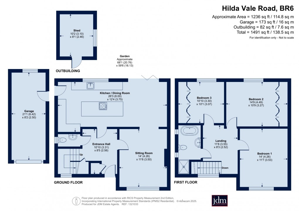 Floorplan for Orpington, Kent
