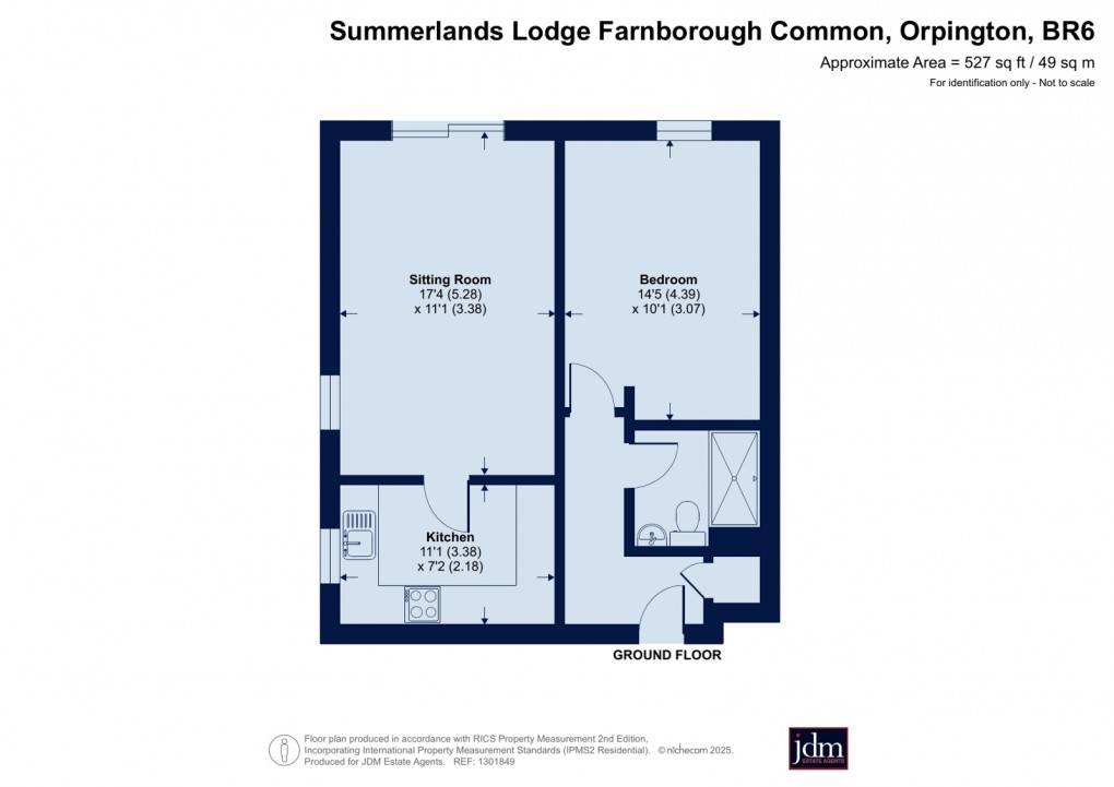 Floorplan for Orpington, Kent
