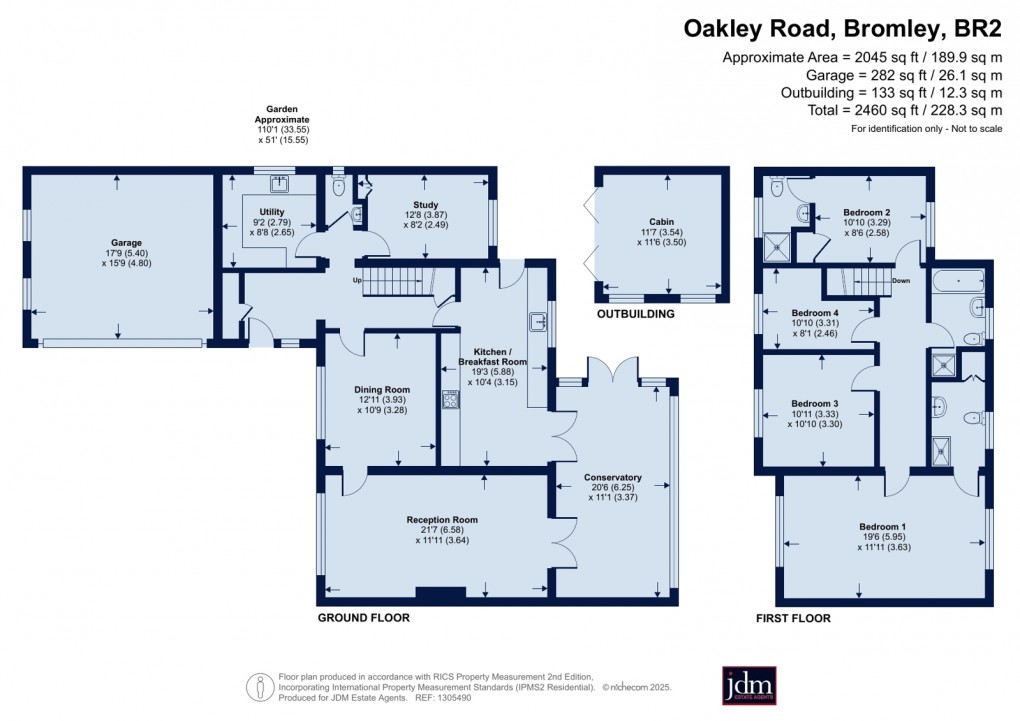 Floorplan for Bromley, Kent