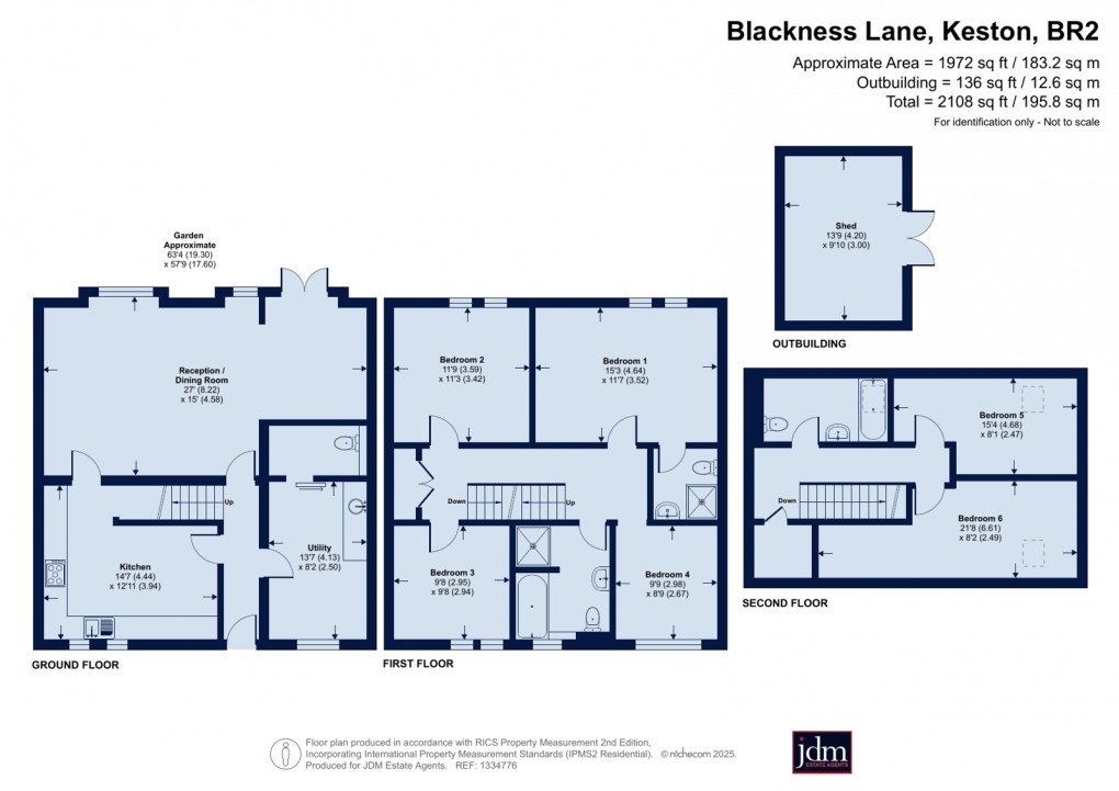Floorplan for Keston, Kent