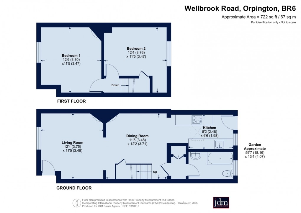 Floorplan for Farnborough, Orpington, Kent