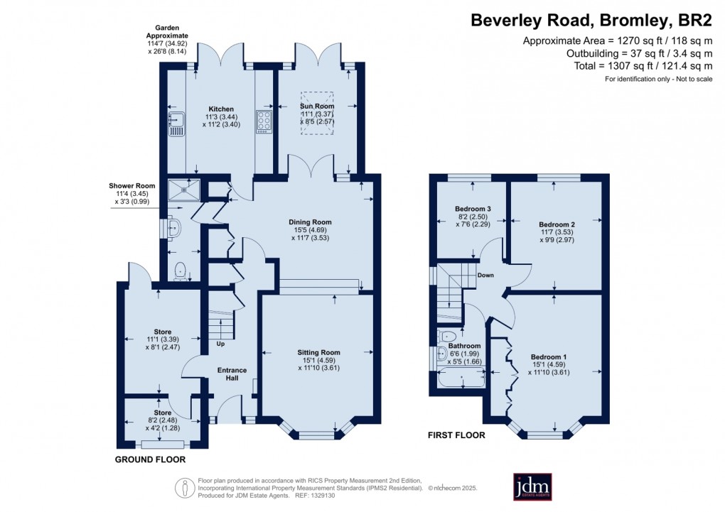 Floorplan for Bromley Common, Kent