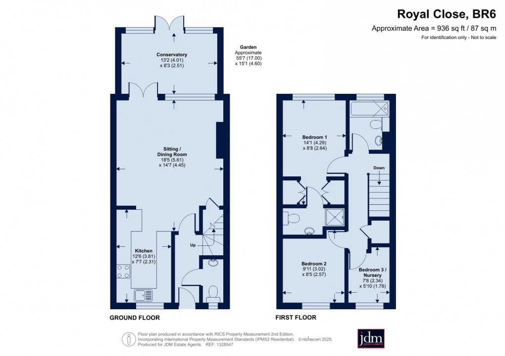 Floorplan for Farnborough, Orpington, Kent