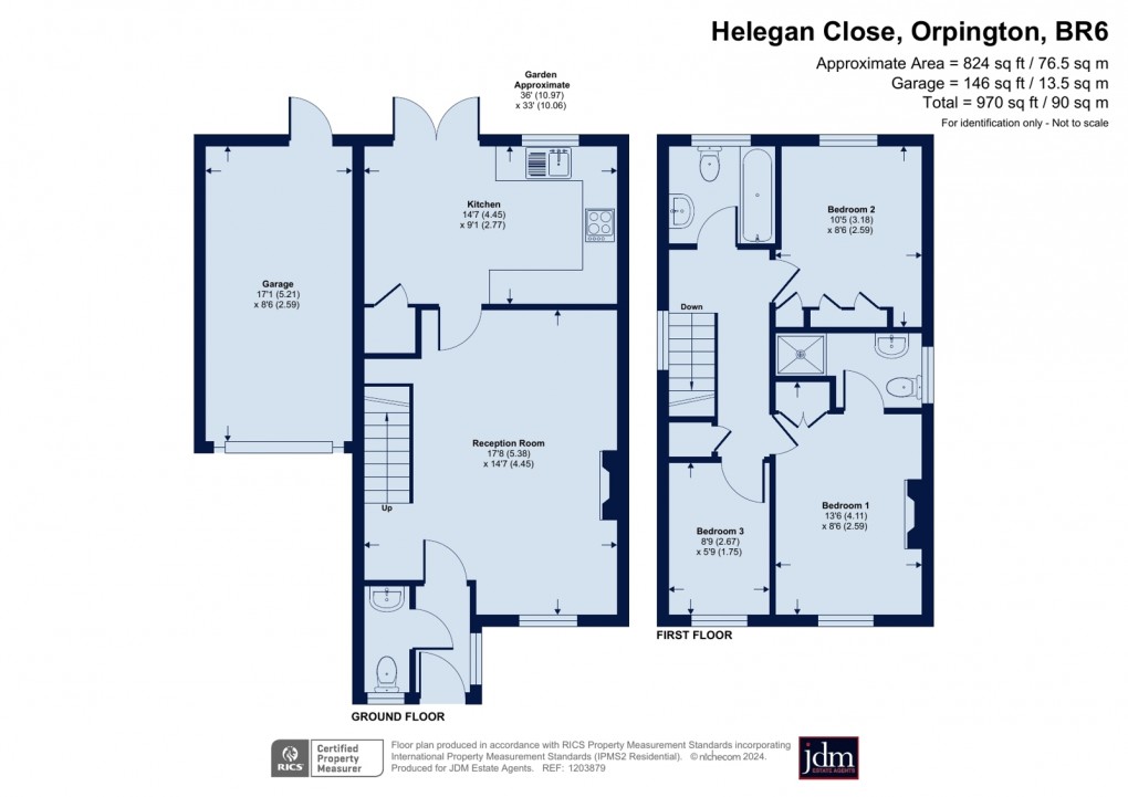 Floorplan for Orpington, Kent
