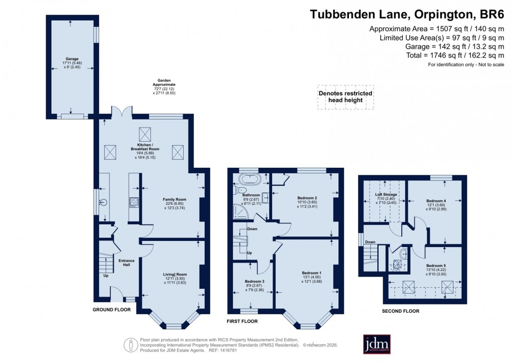 Floorplan for Orpington, Kent