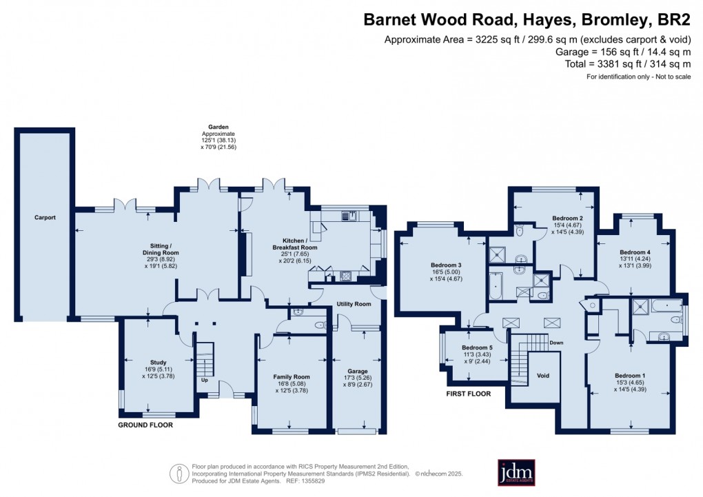 Floorplan for Hayes, Bromley, Kent