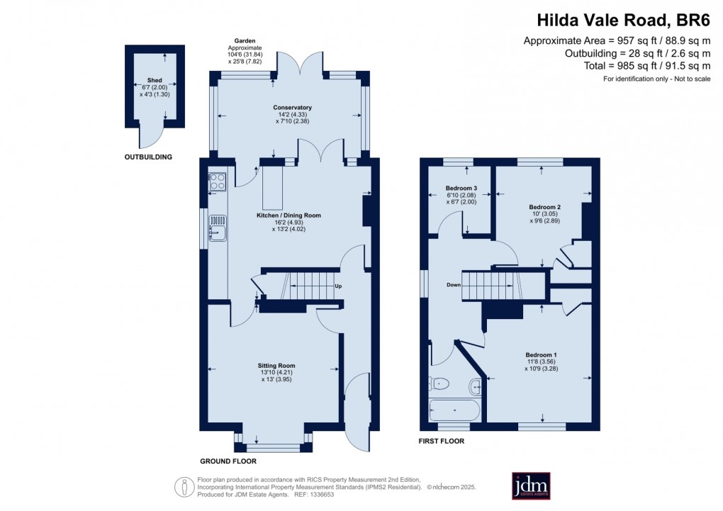 Floorplan for Orpington, Kent