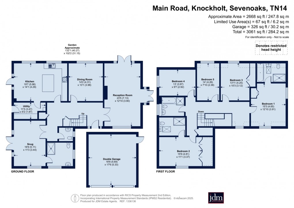 Floorplan for Knockholt, Sevenoaks, Kent