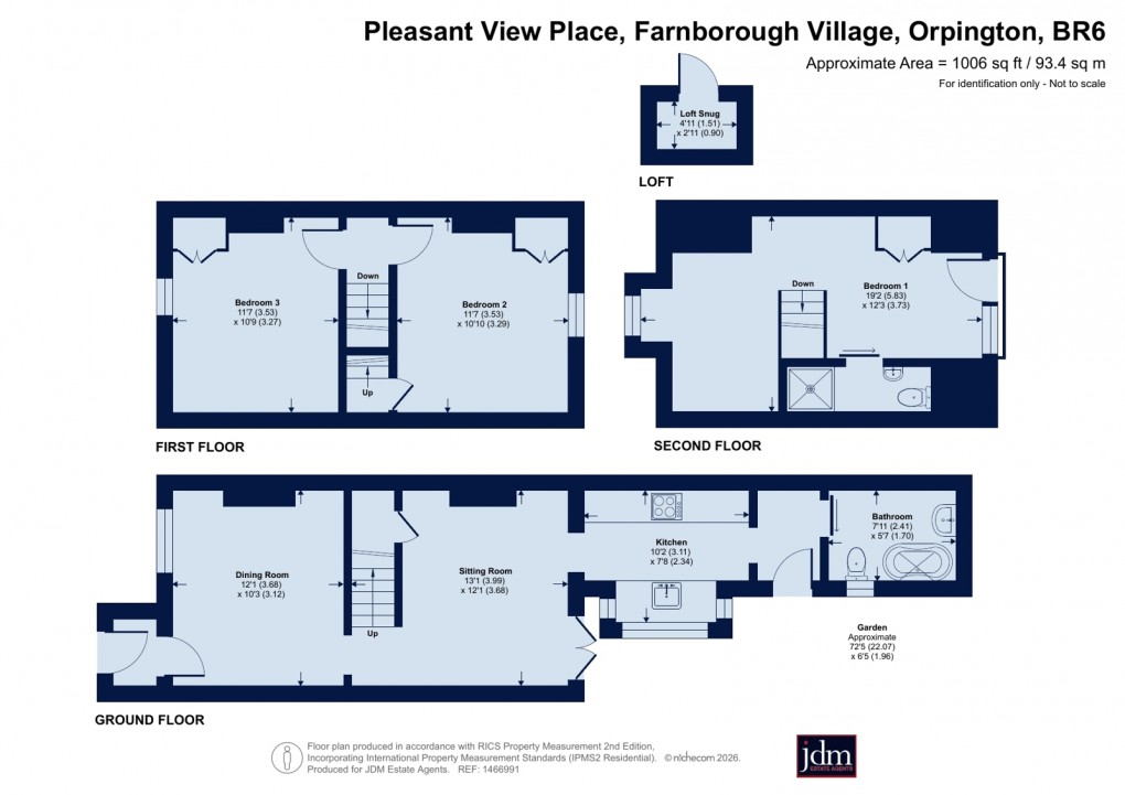 Floorplan for Farnborough Village, Orpington, Kent