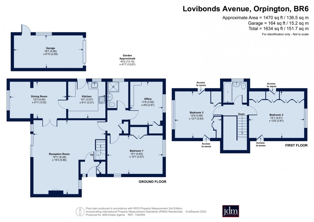 Floorplan for Orpington, Kent
